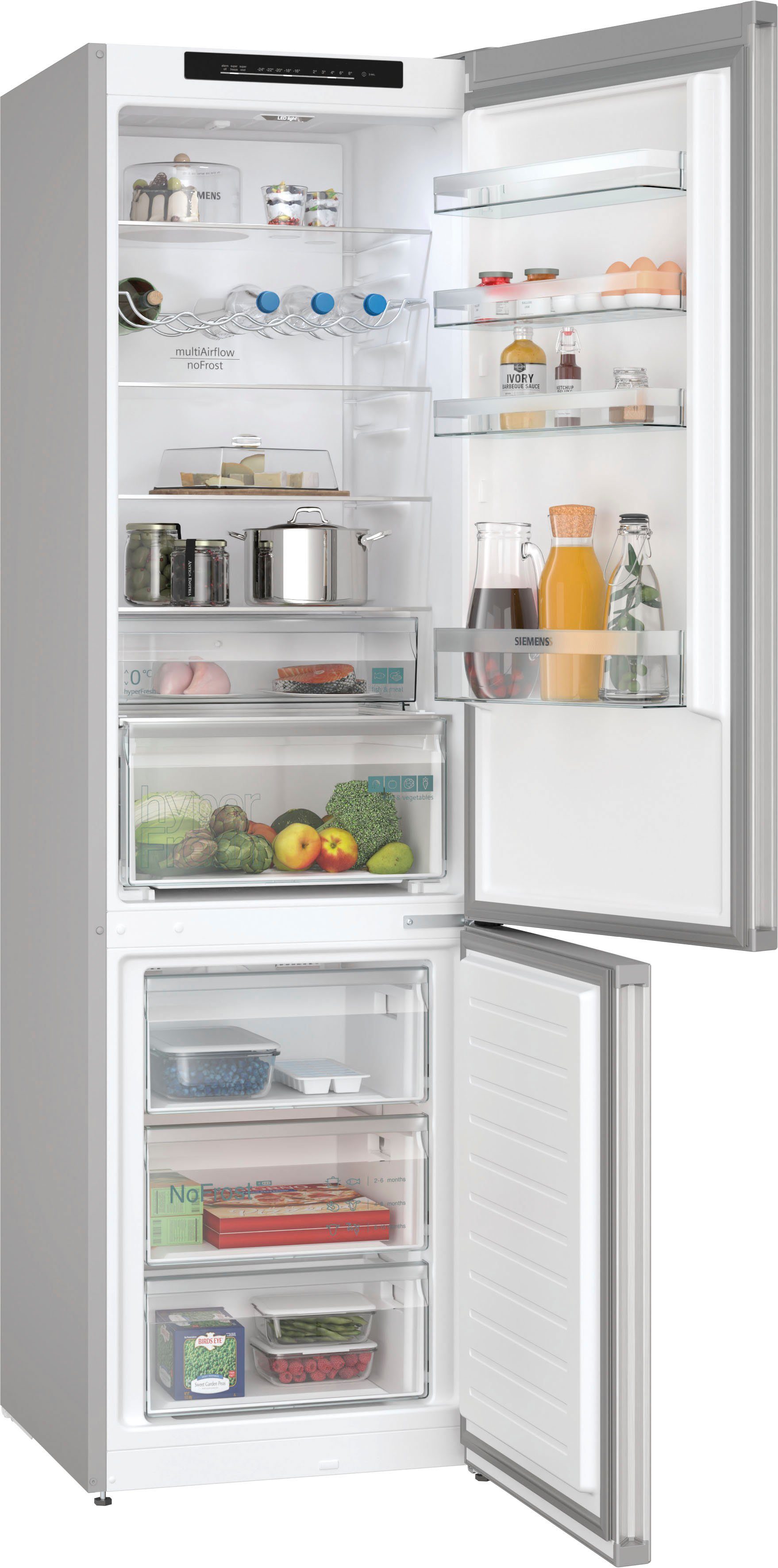 SIEMENS Kühl-/Gefrierkombination KG39N2LCF, 203 cm hoch, 60 cm breit