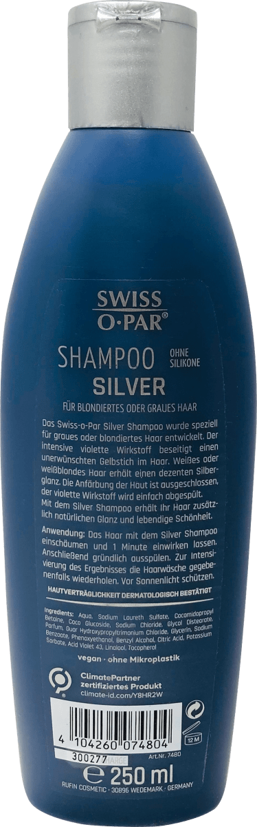 Shampoo Silver, 250 ml