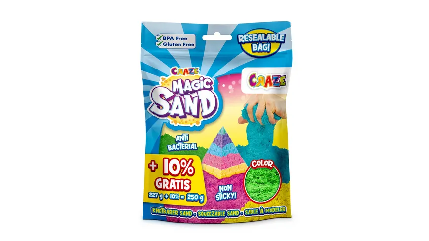 CRAZE - MAGIC SAND Starter Foilbag, 1 Stück, sortiert
