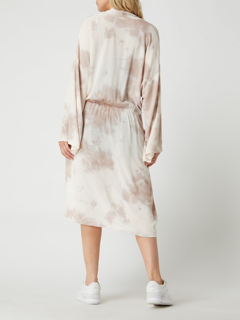 Kimono aus Viskose in mauve