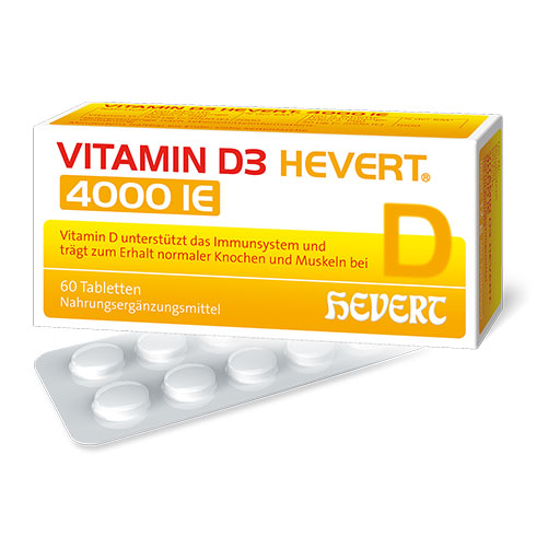 VITAMIN D3 HEVERT 4000 I.E. Tabletten  60 St  Tabletten