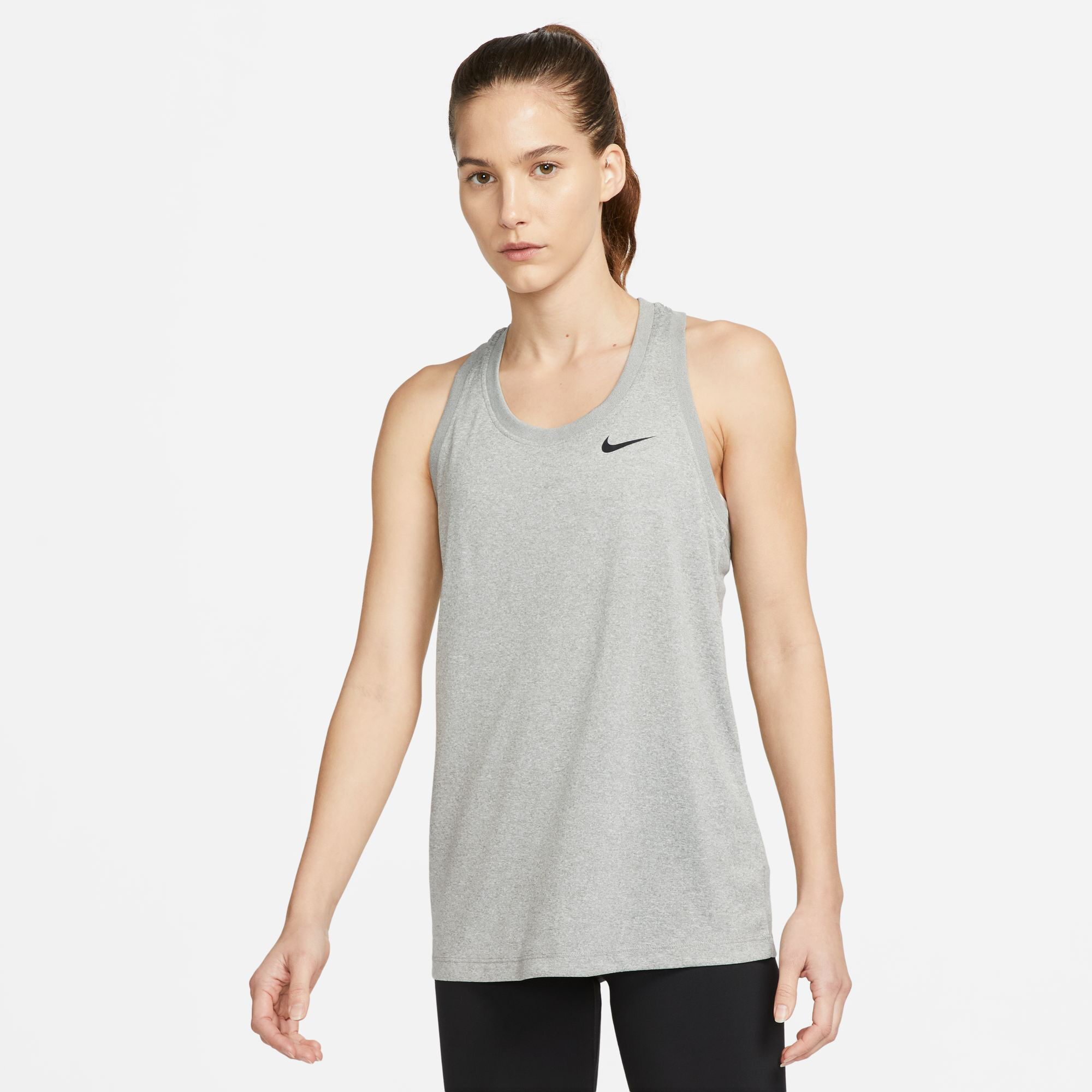 Dri-Fit Regular Racerback Tank-Top Damen - Hellgrau