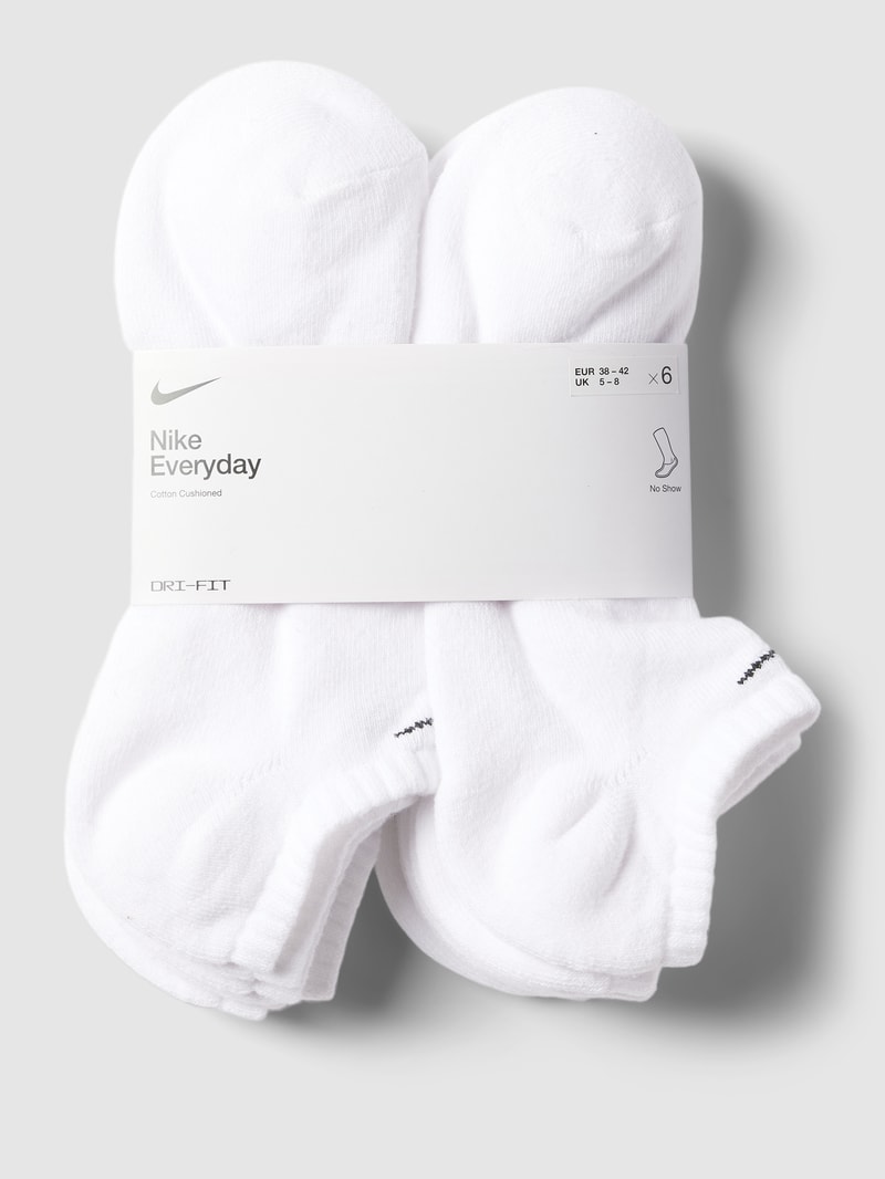 Sneakersocken mit Logo-Detail in weiß