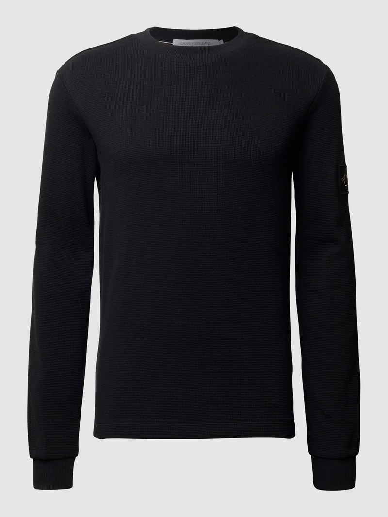 Pullover aus Baumwolle in black
