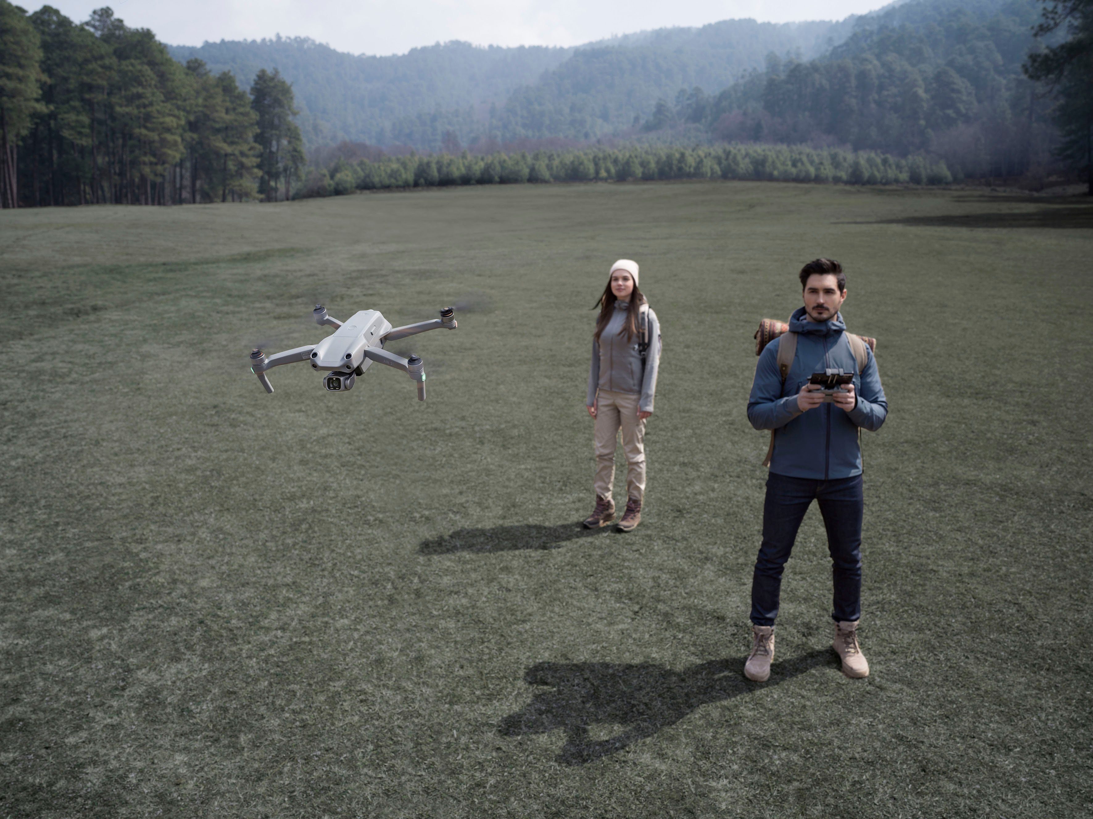 DJI AIR 2S Drohne (5,4K, 1-Zoll CMOS-Sensor, 5,4K Video, Hindernisvermeidung in 4 Richtungen)