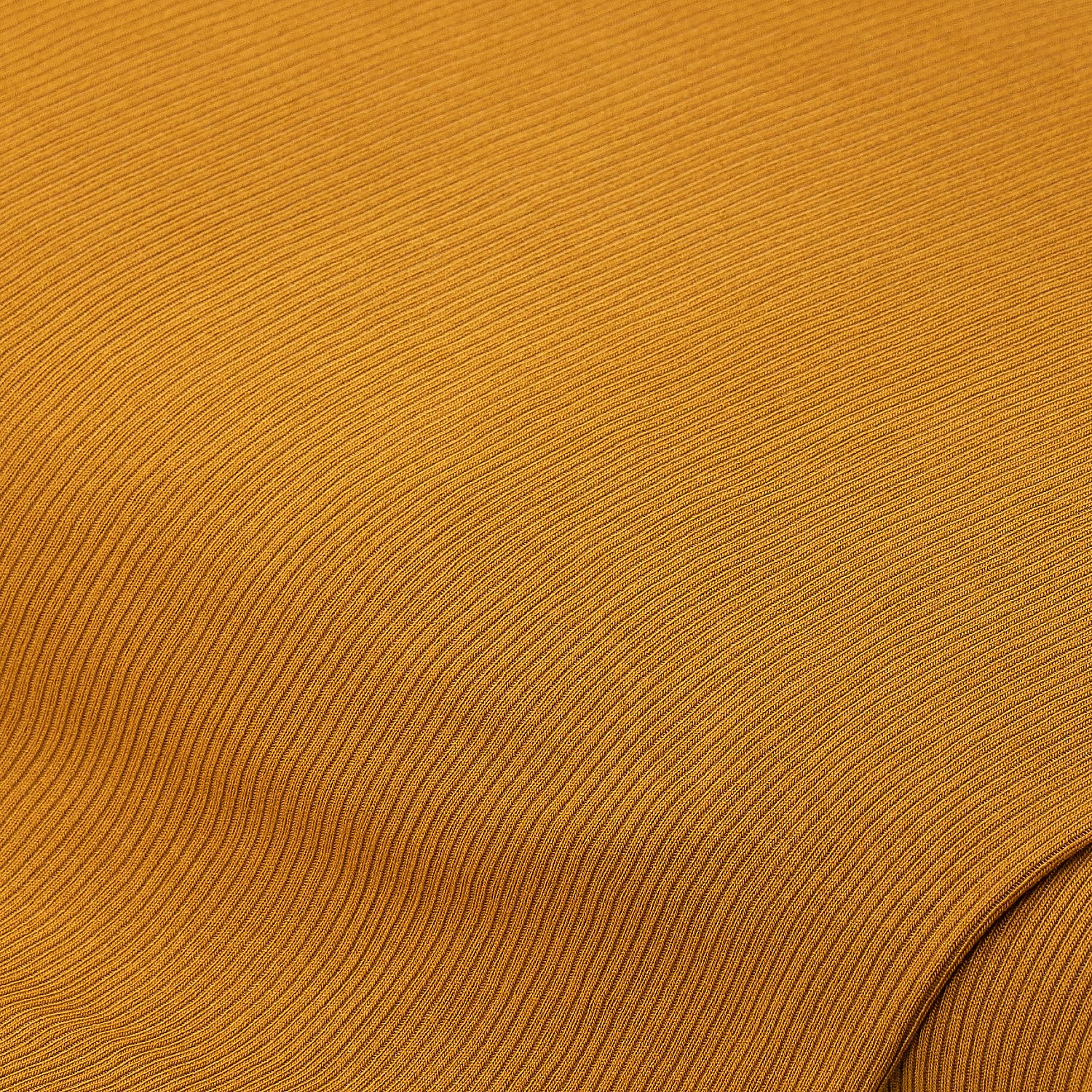 Rippjersey breit gerippt, senf