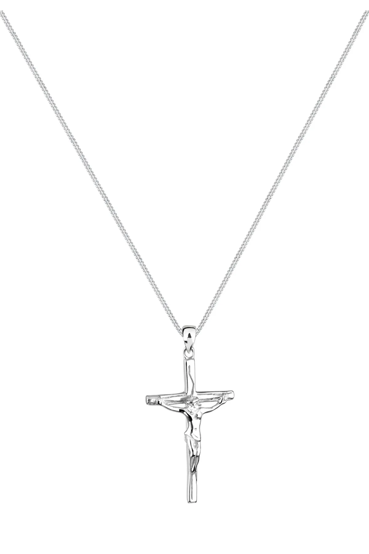 ELLI  Halskette Kreuz Jesus Konfirmation Kommunion 925 Silber
