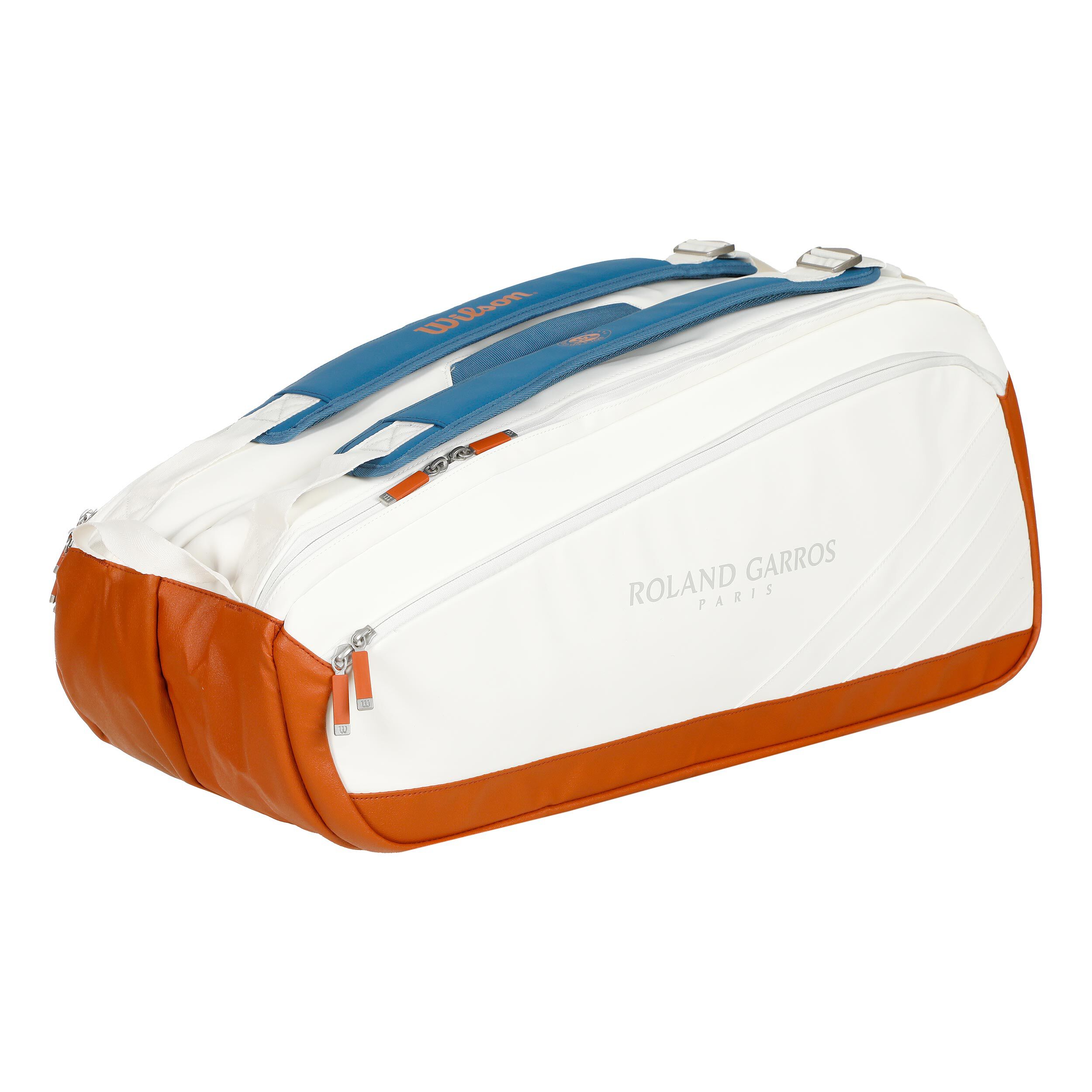 Super Tour Roland Garros Schlägertasche 9er - Creme, Bronze