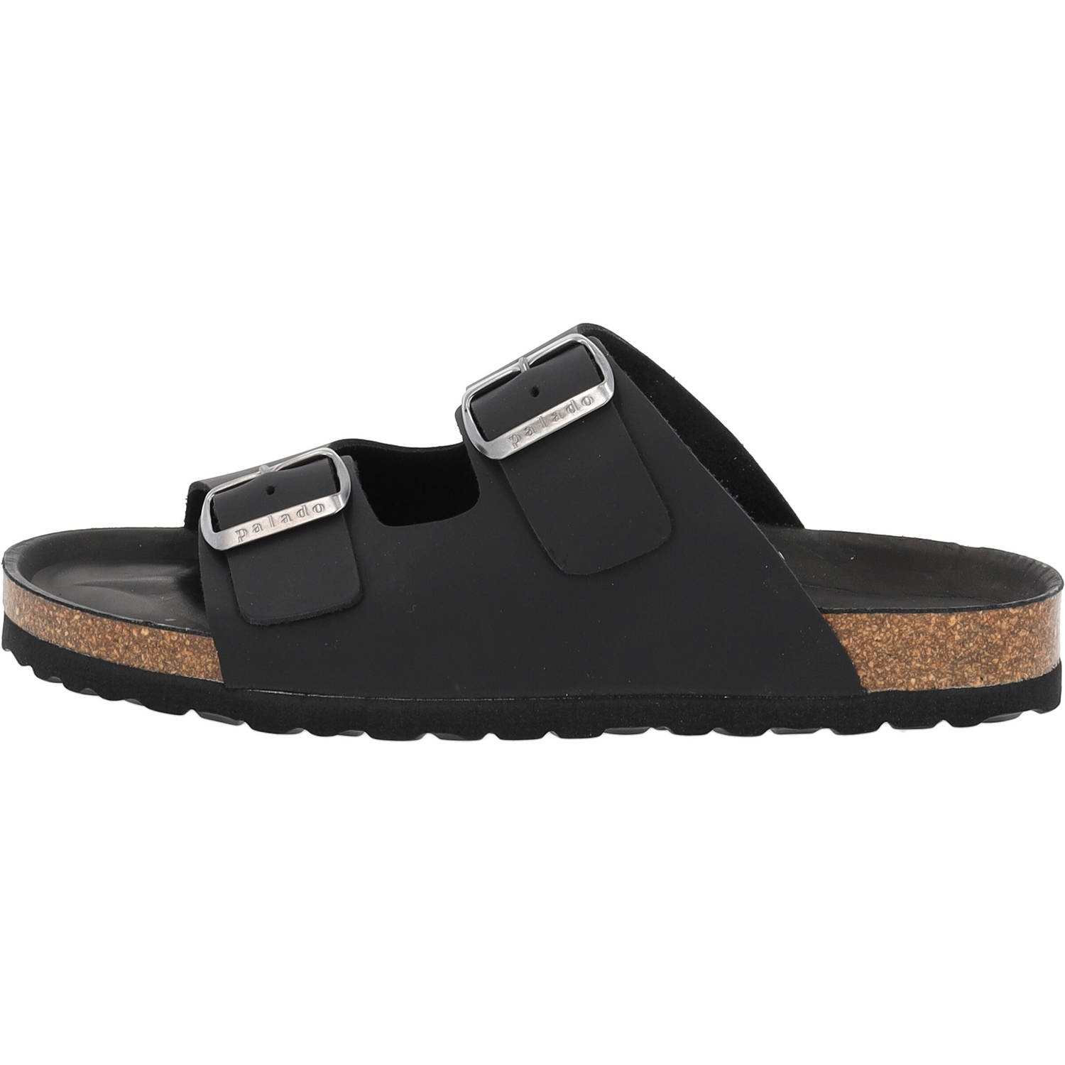 Palado Korfu Premium Leather, Pantoletten, Damen, Schwarz