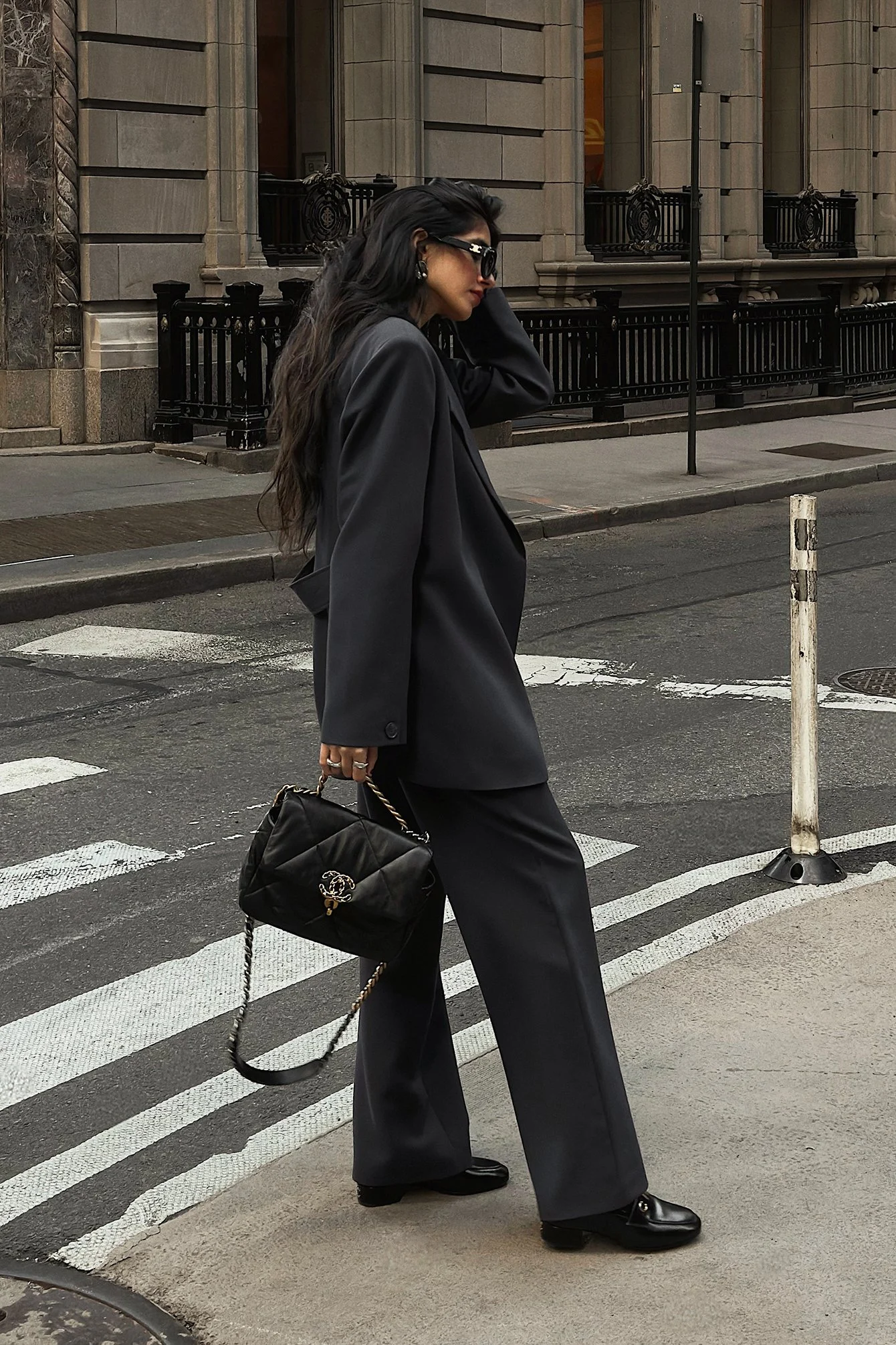 Oversize Gürtelblazer