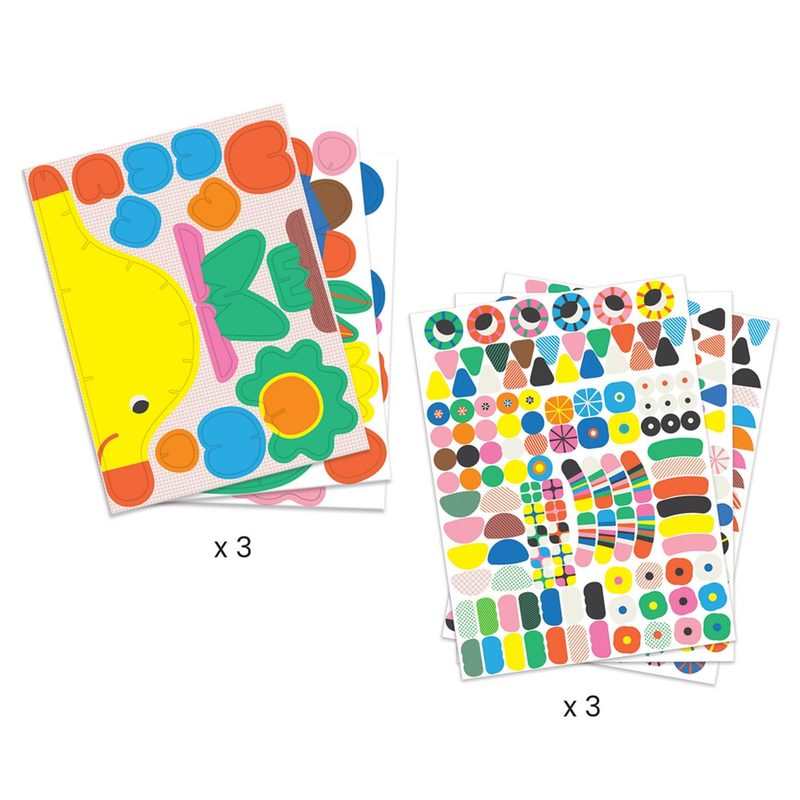 Coffret Mes animaux en 3D Djeco