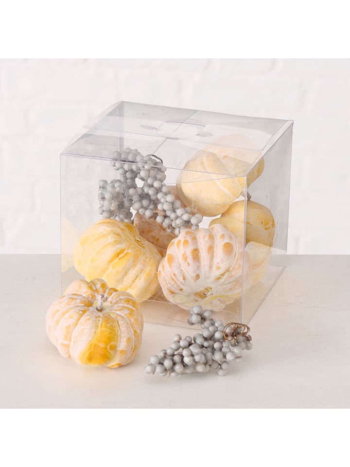 Boltze 18er-Set: Dekofiguren in Grau/ Gelb - (B)6 x (H)7 cm günstig kaufen onesize