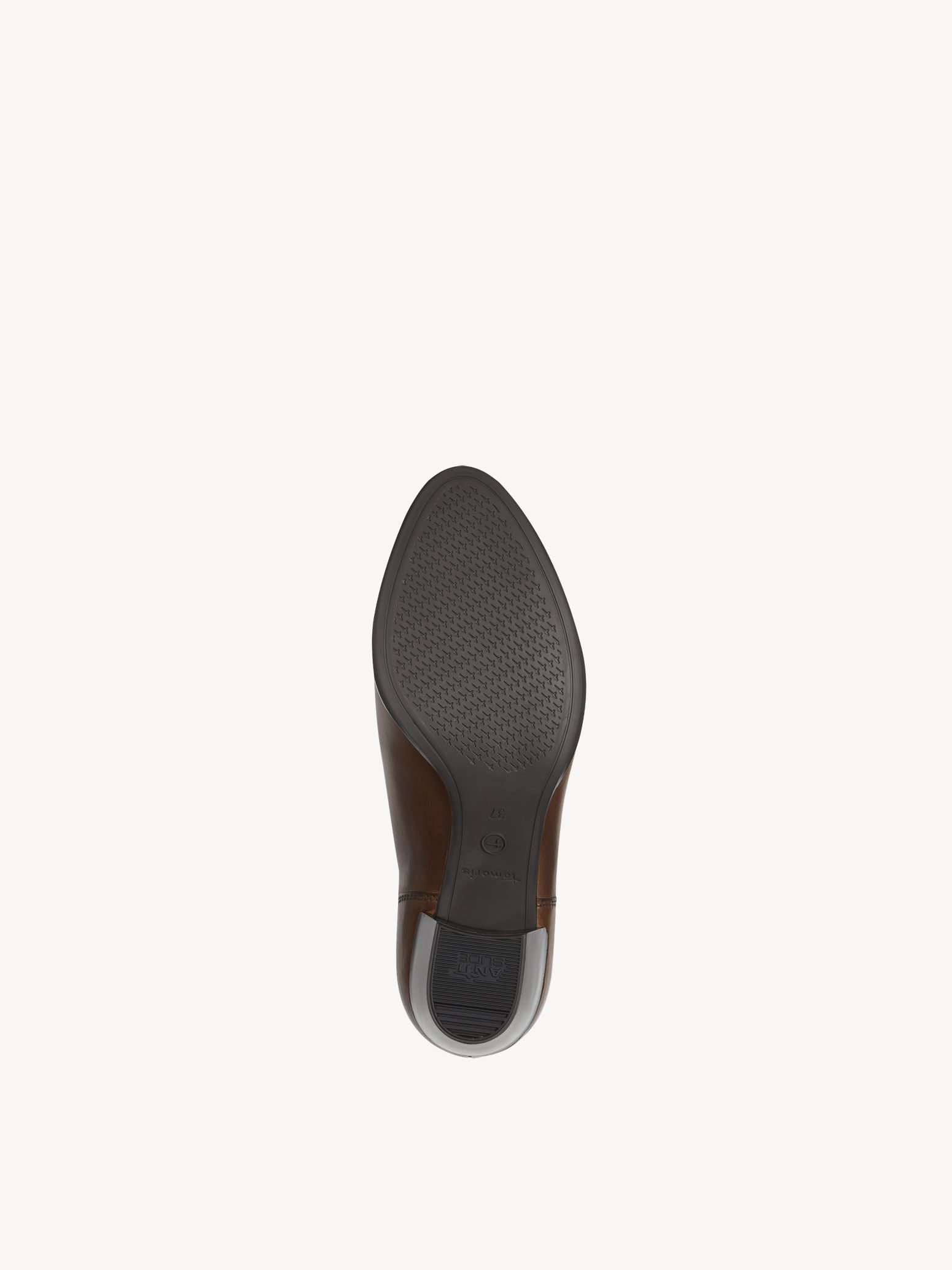 Bottine en cuir - marron