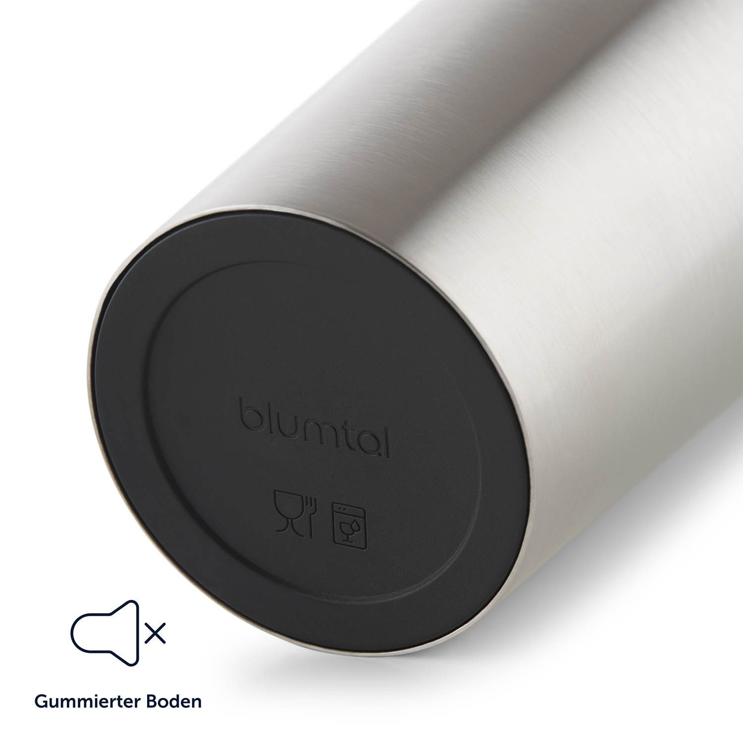 Blumtal Isolierflasche Thermobecher Classic aus Edelstahl - auslaufsicher Kaffeebecher to go, hält 4h heiß/ 8h kalt, 360° Trinköffnung, Easy Quick-Press-Verschluss
