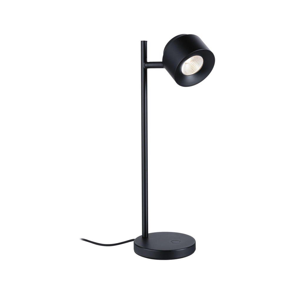Paulmann LED Tischleuchte LED Tischleuchte Puric Pane in Schwarz 7W 400lm, keine Angabe, Leuchtmittel enthalten: Ja, fest verbaut, LED, warmweiss, Tischleuchte, Nachttischlampe, Tischlampe