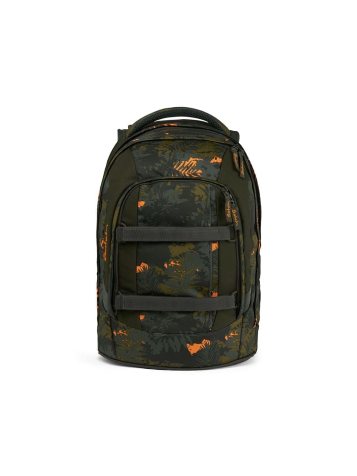 Satch Schulrucksack  Pack Jurassic Jungle in grün günstig kaufen onesize