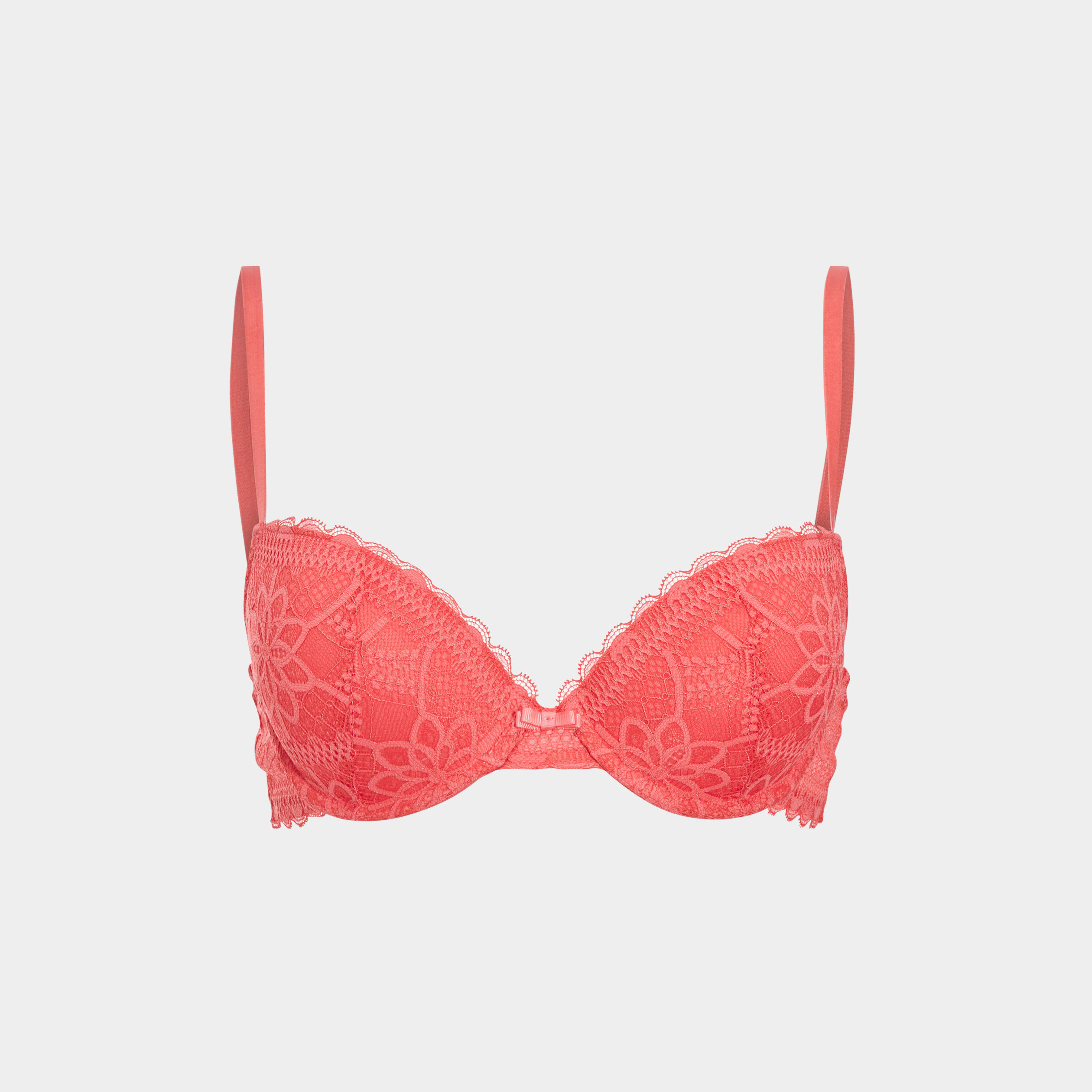 Soutien-gorge corbeille emboitant rose corail femme | La Halle