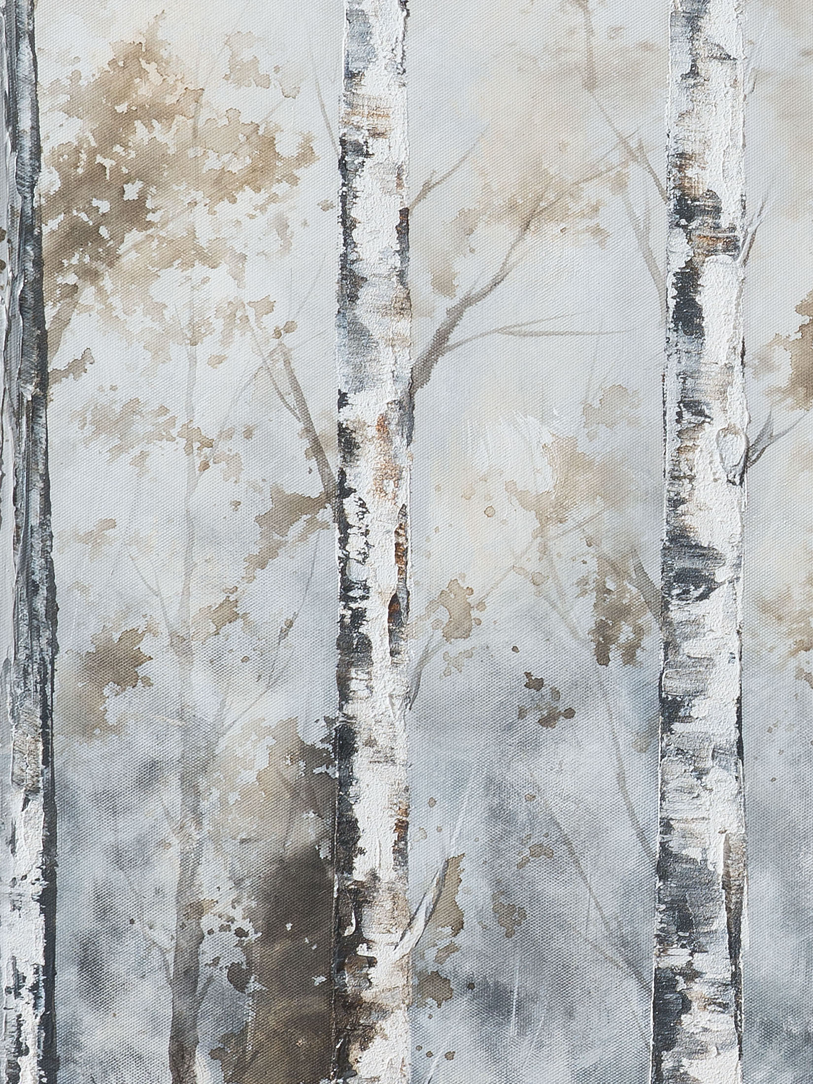 Mystic Trees Original, Grau