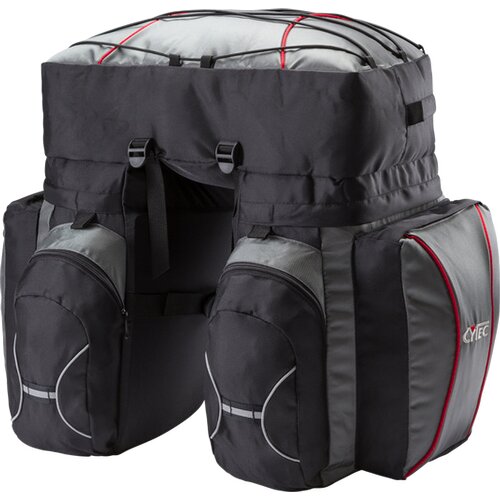 FAHRRADTASCHE TRAVEL 3-FACH
