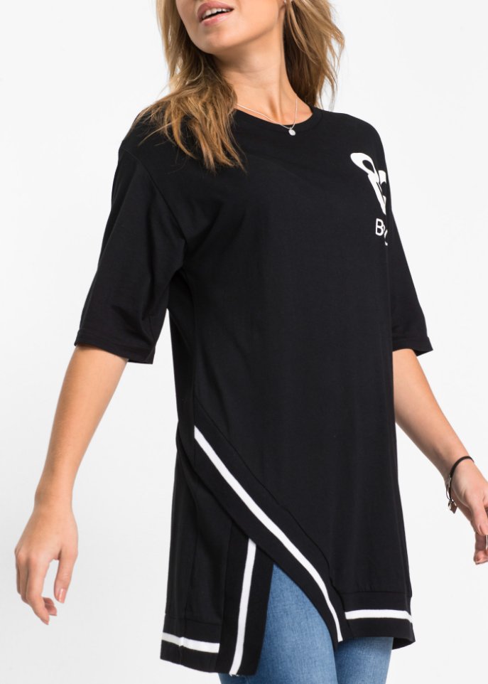 Shirt mit Oversize-Schultern