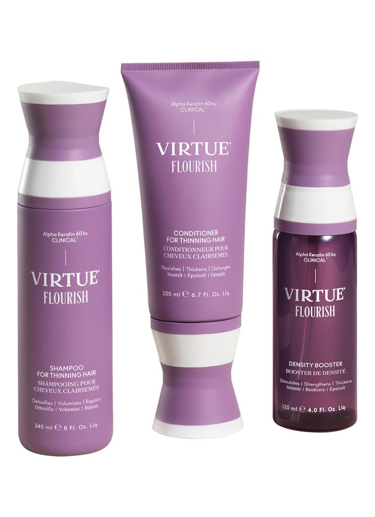 Virtue Flourish Nightly Intensive Hair Rejuvenation Treatment - hair care set