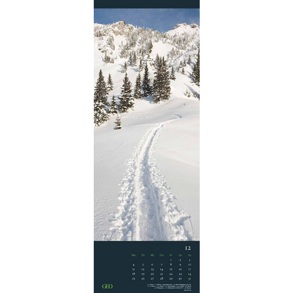 GEO WEGE 2024 - WAND-KALENDER - REISE-KALENDER - Kalender