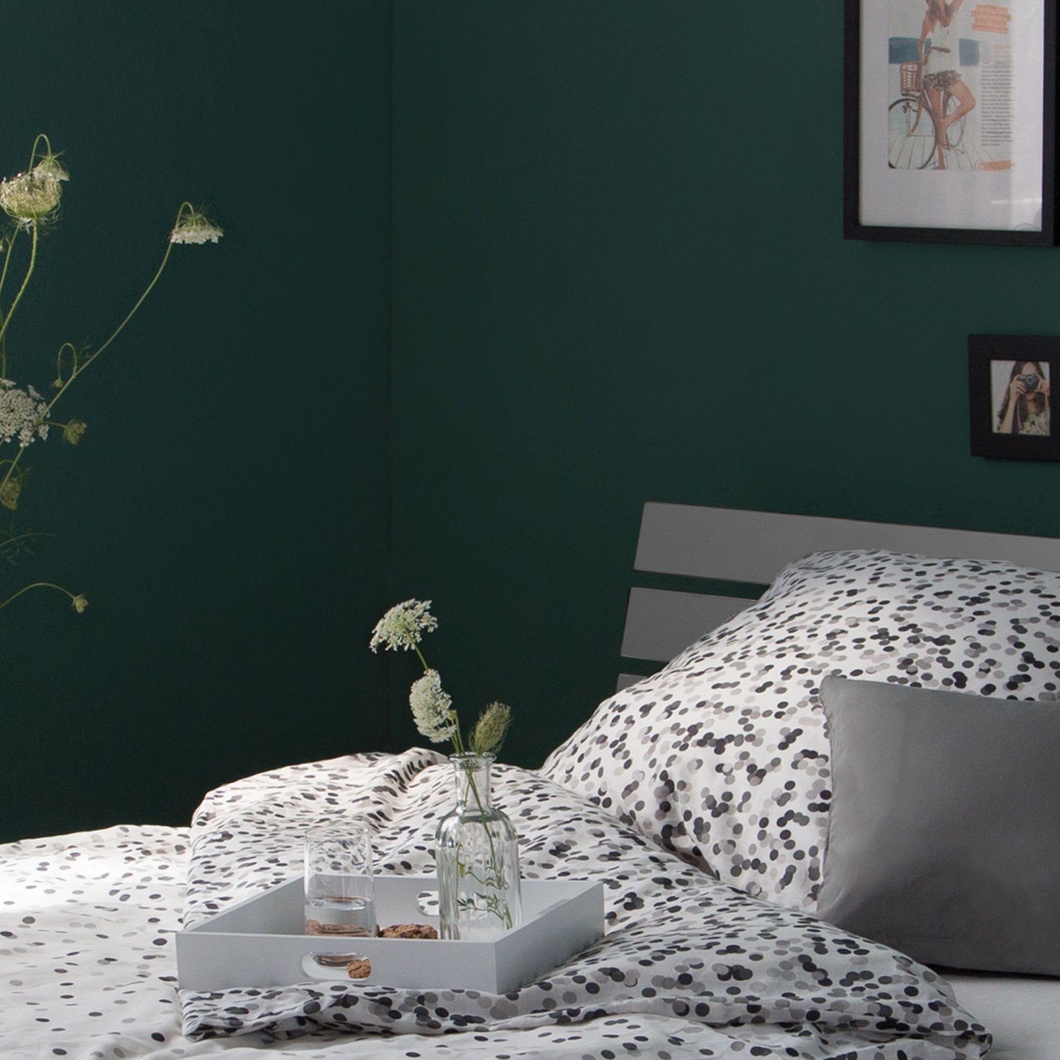 Homestyle4u Holzbett Einzelbett Futonbett 90x200 Grau Kiefer