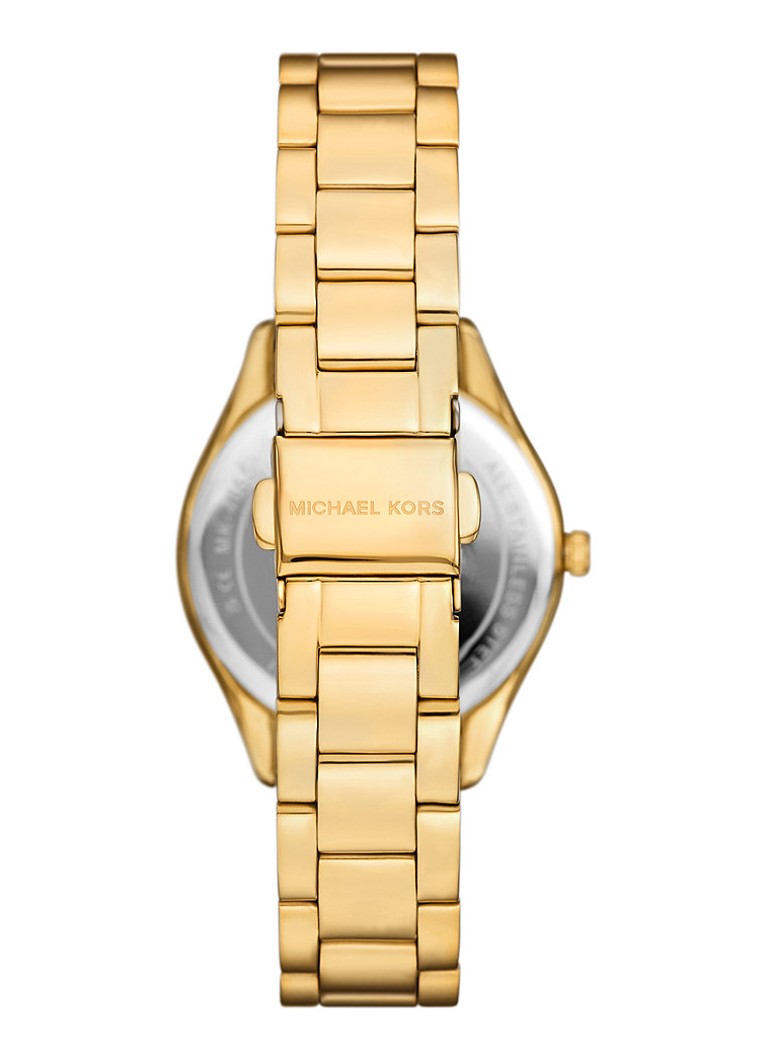 Ceas Michael Kors Lauryn cu lanț și cercei asortați (set de 3) MK4849SET