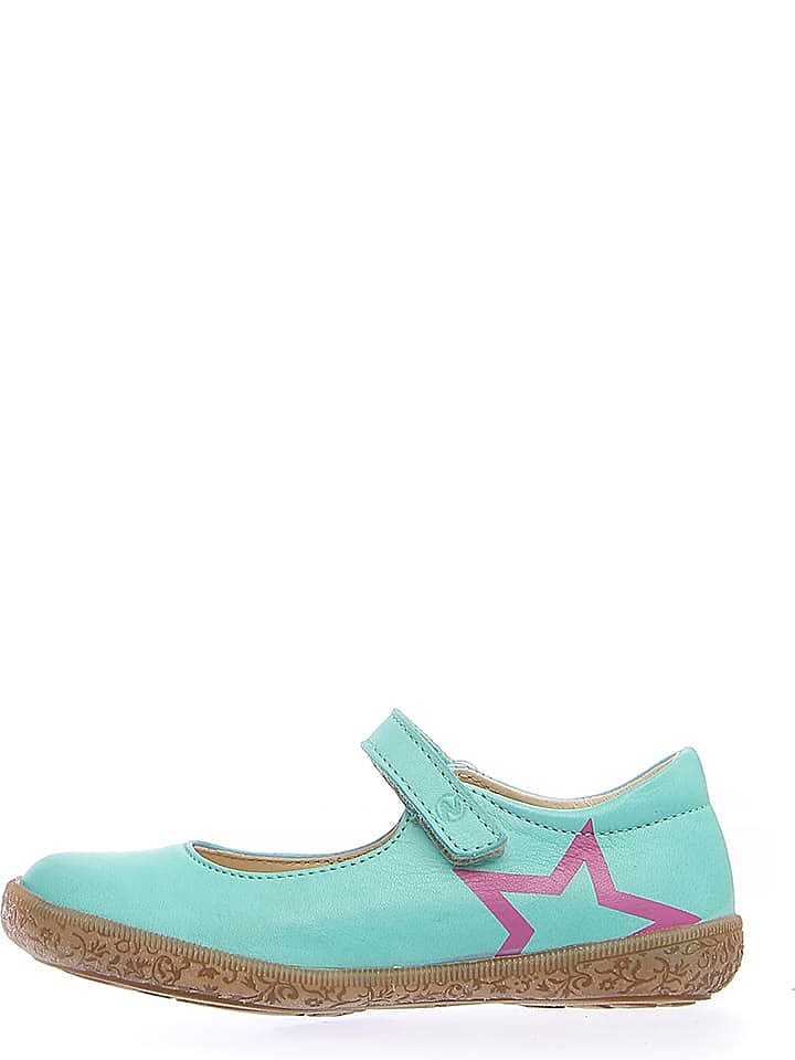 Naturino Leder-Spangenballerinas in Türkis günstig kaufen 33