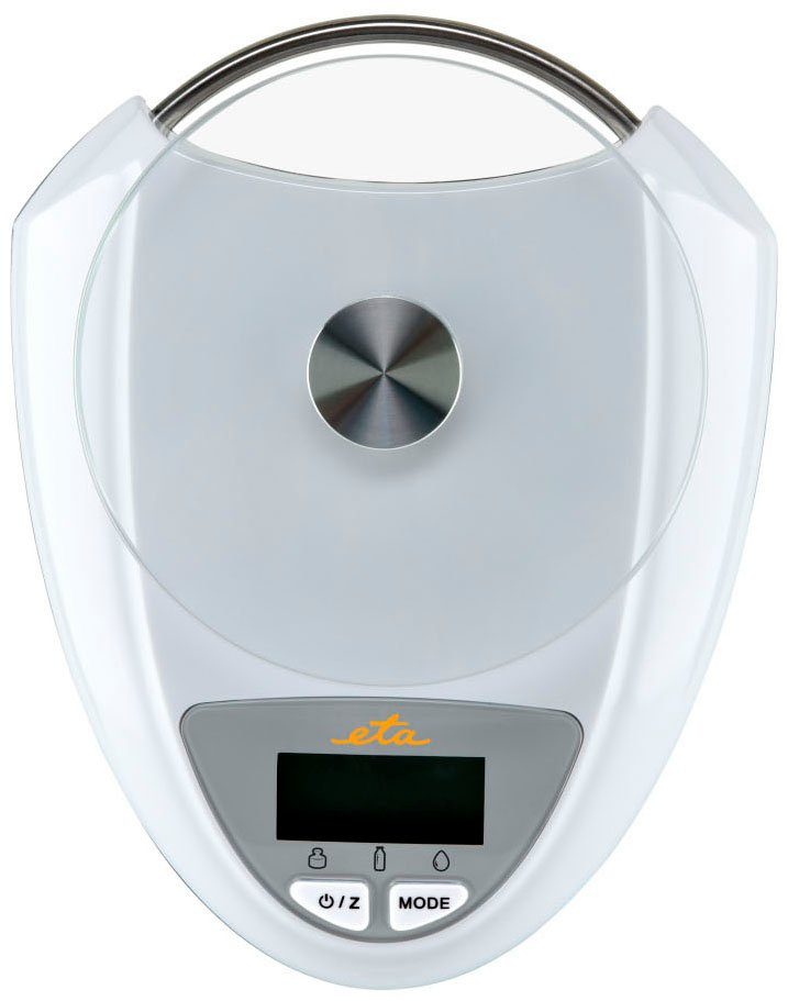 eta Küchenwaage ETA777890000, (1-tlg), bis 5kg, Genauigkeit 1g, TARE, Touch-Steuerung