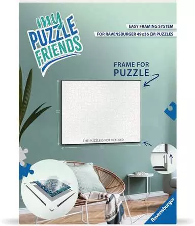 Puzzle-Rahmen weiß