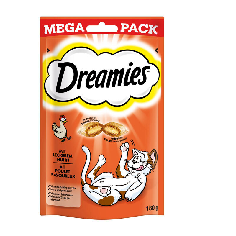 Dreamies Snacks Dreamies Mega Pack 180g Huhn