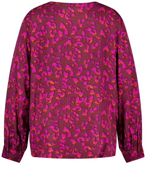 Langarmbluse mit Allover-Print