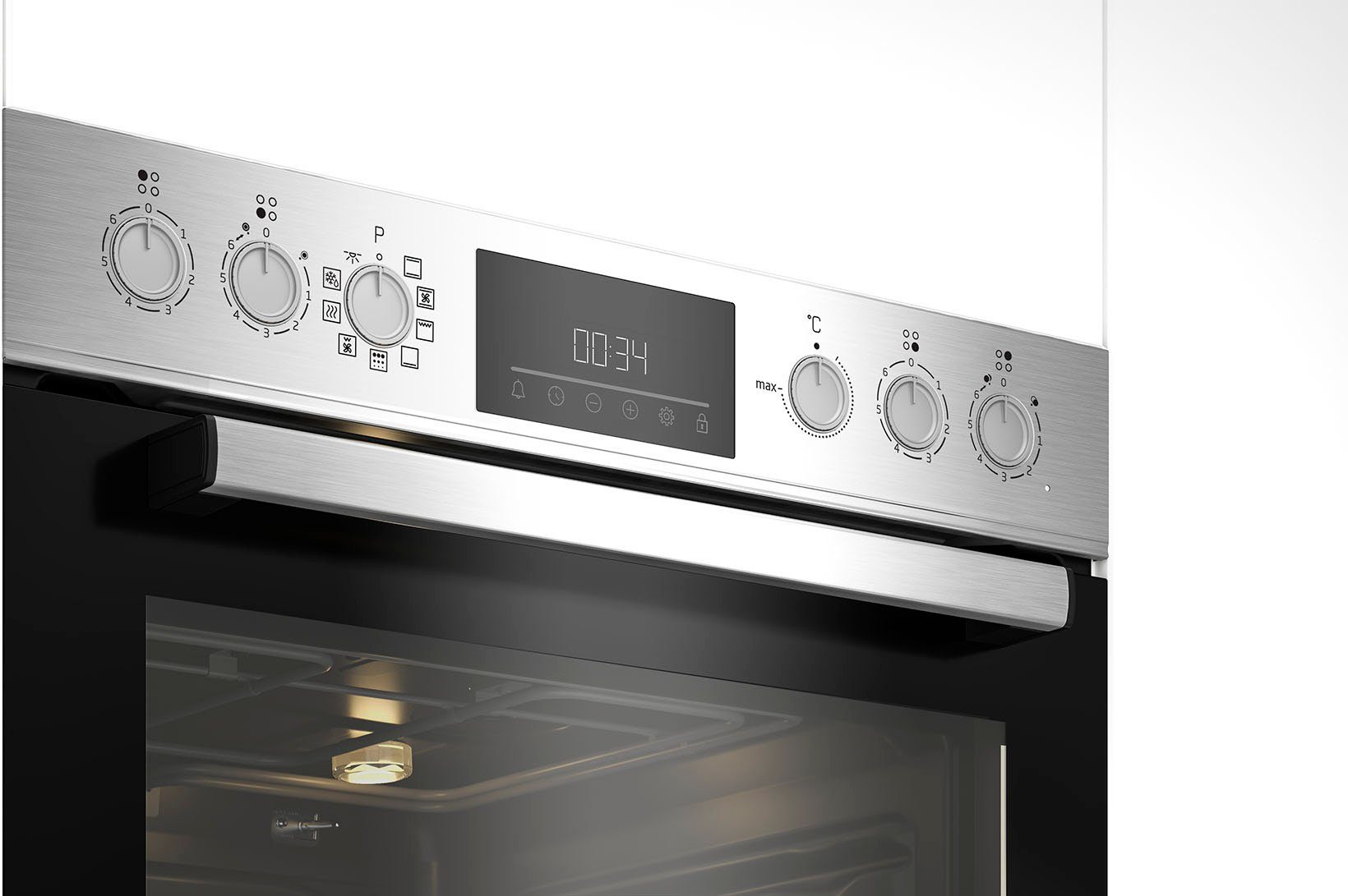 BEKO Elektro-Herd-Set BBUE1132T0XFP, Pyrolyse-Selbstreinigung