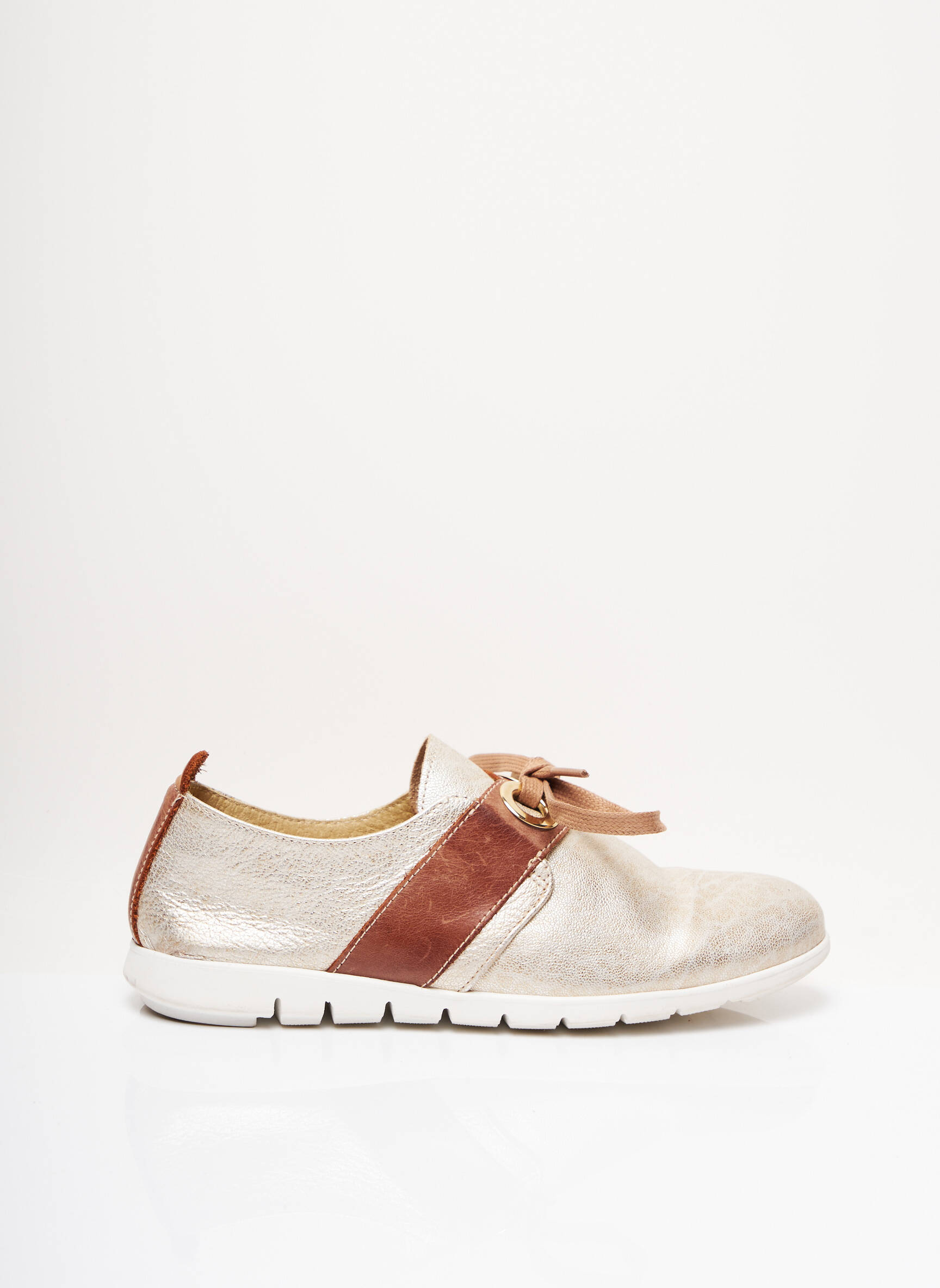 Folie S Derby Femme couleur beige
