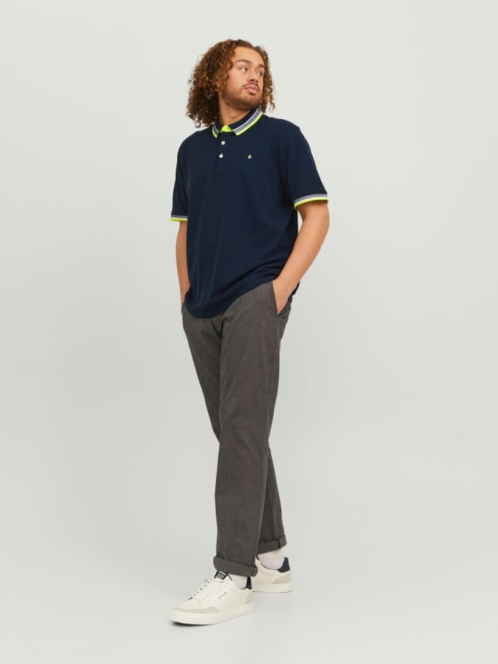JACK & JONES PLUS Poloshirt in Dark Navy günstig kaufen
