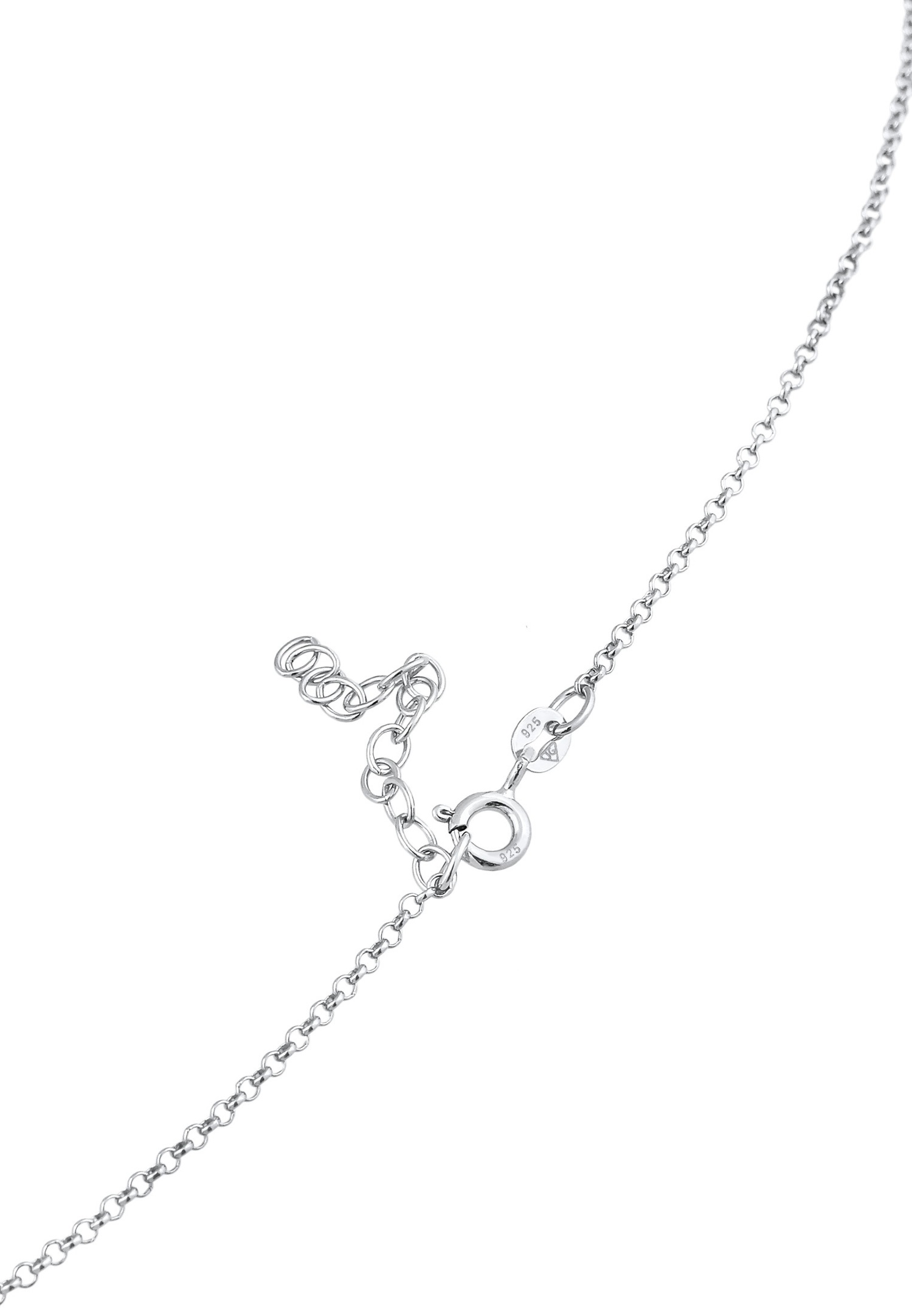 Elli Solitaire for women with cubic zirconia crystals in 925 sterling silver