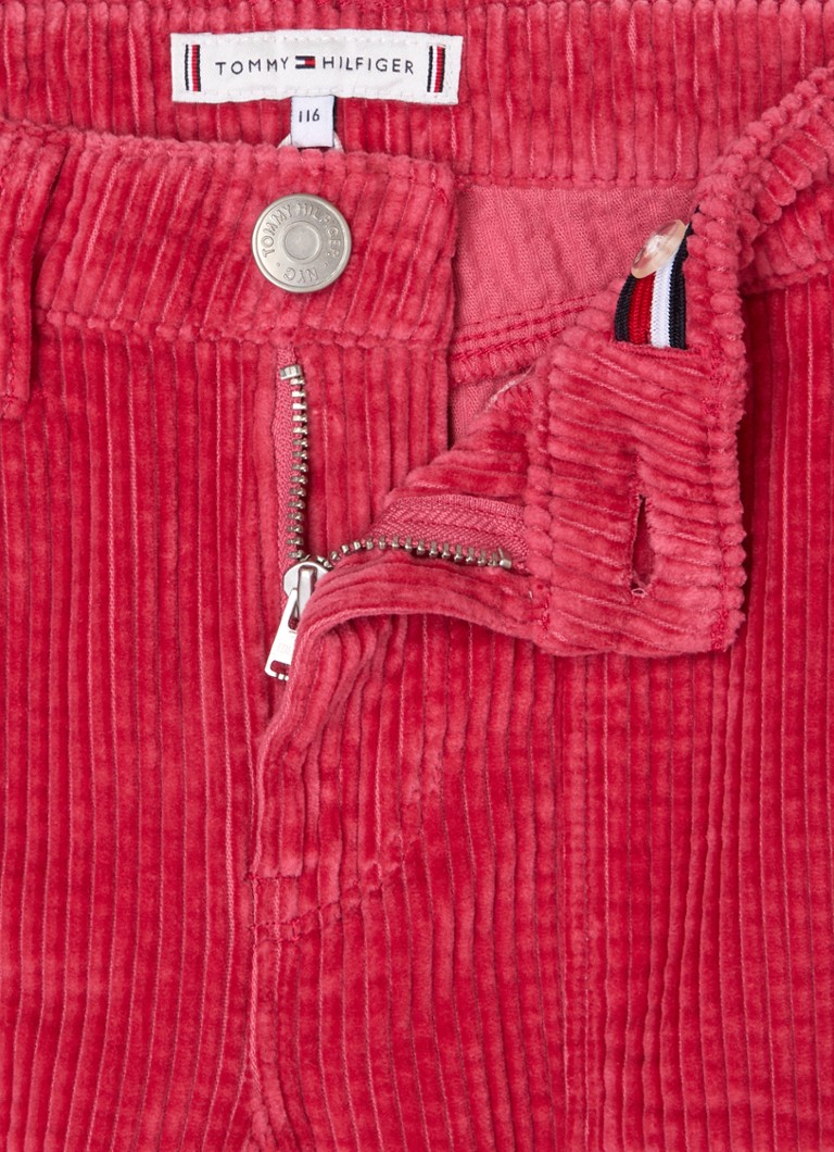 Pantaloni evazați din catifea reiată Tommy Hilfiger