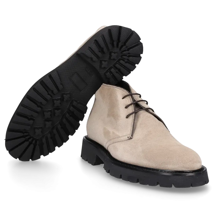 EN AVANT - Stiefeletten 470-02 Veloursleder - beige