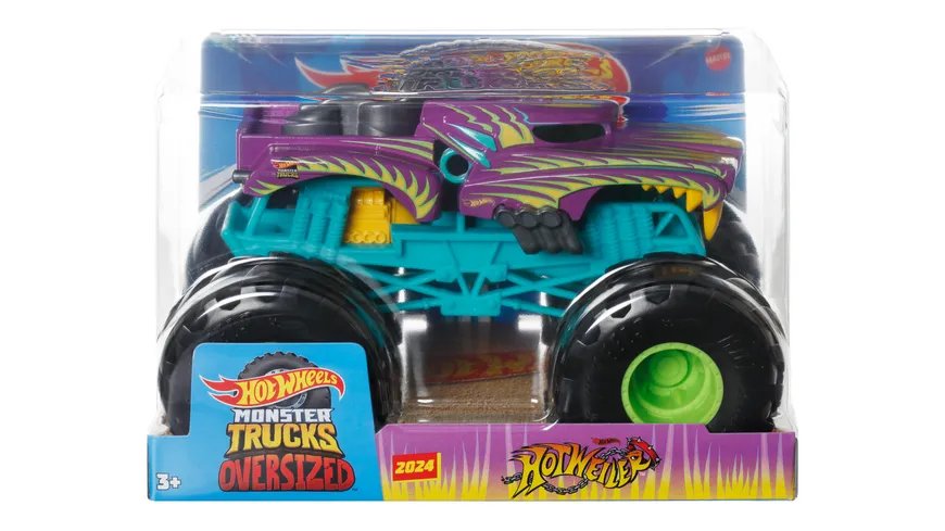 Hot Wheels Monster Trucks-Fahrzeuge im Maßstab 1:24, 1 Stück, sortiert