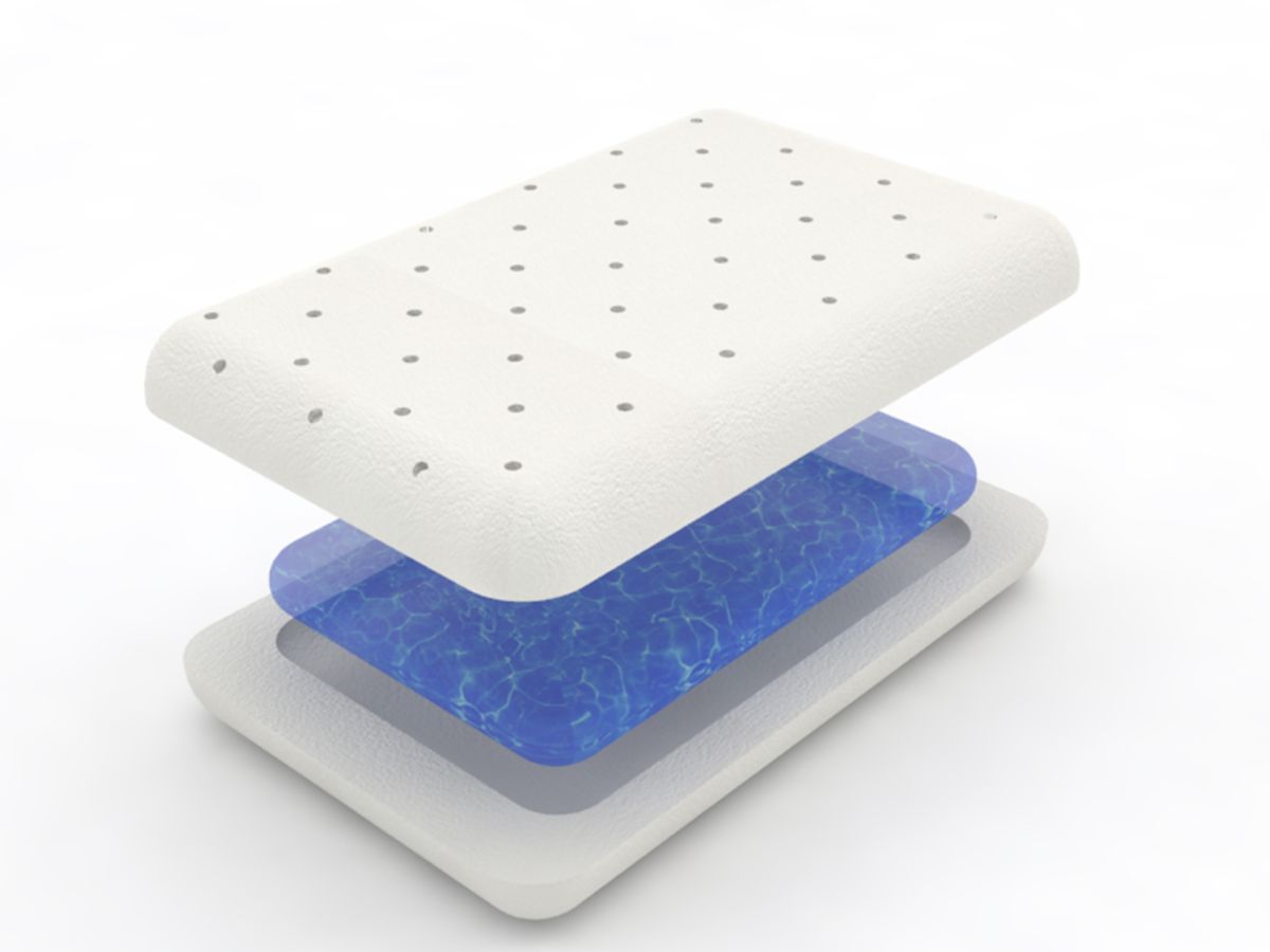 OBB Wasserkissen Mediflow Viscoschaum 40 x 80 cm