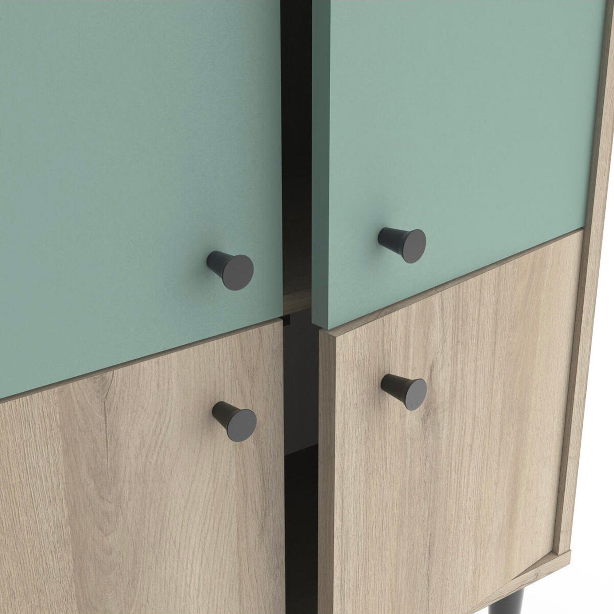 Buffet HAMFIELD 4 portes – 2 coloris