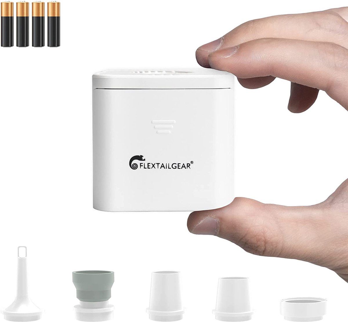 Flextail Gear Tropo 2 weißer batteriebetriebene Luftpumpe