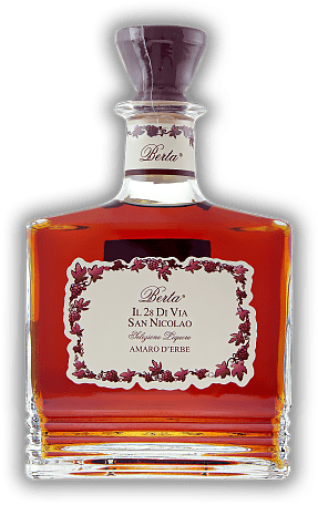 Berta DiBerta Amaro d' Erbe Berta DiBerta Amaro d' Erbe In Ex-Riserva Grappa-Fässern gereifter Amaro. 0,7	 Liter - Vol 30%