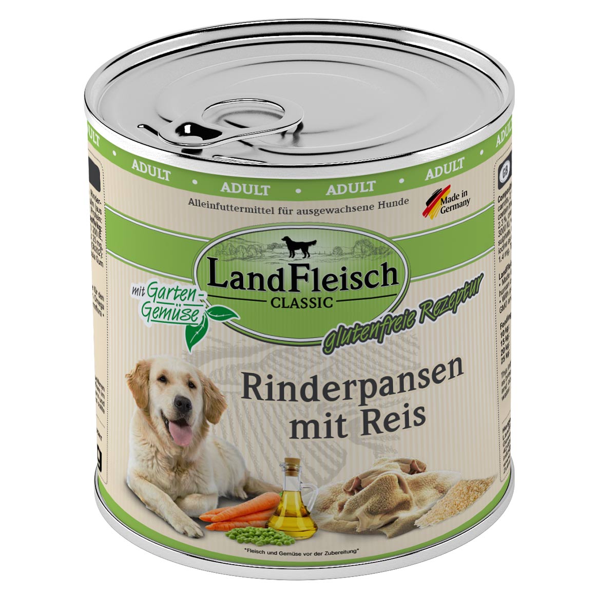 LandFleisch Dog Classic Rinderpansen mit Reis kaufen bei ZooRoyal