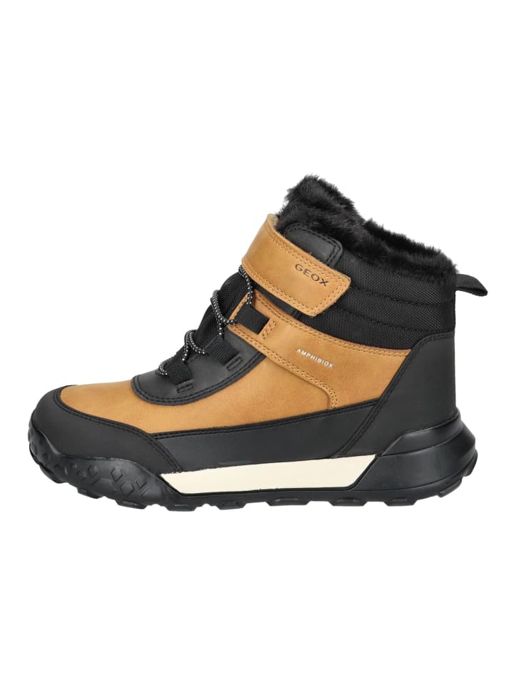 Geox Stiefelette in Schwarz/Gelb günstig kaufen