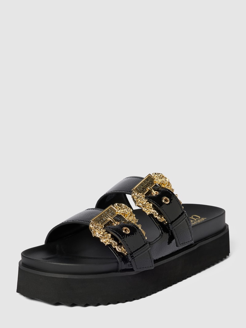 Sandalen mit Plateau-Sohle Modell 'ARIZONA' in schwarz