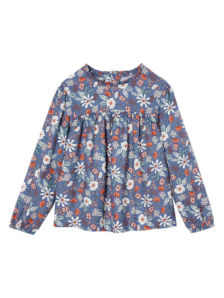 vertbaudet Bluse in Blau günstig kaufen