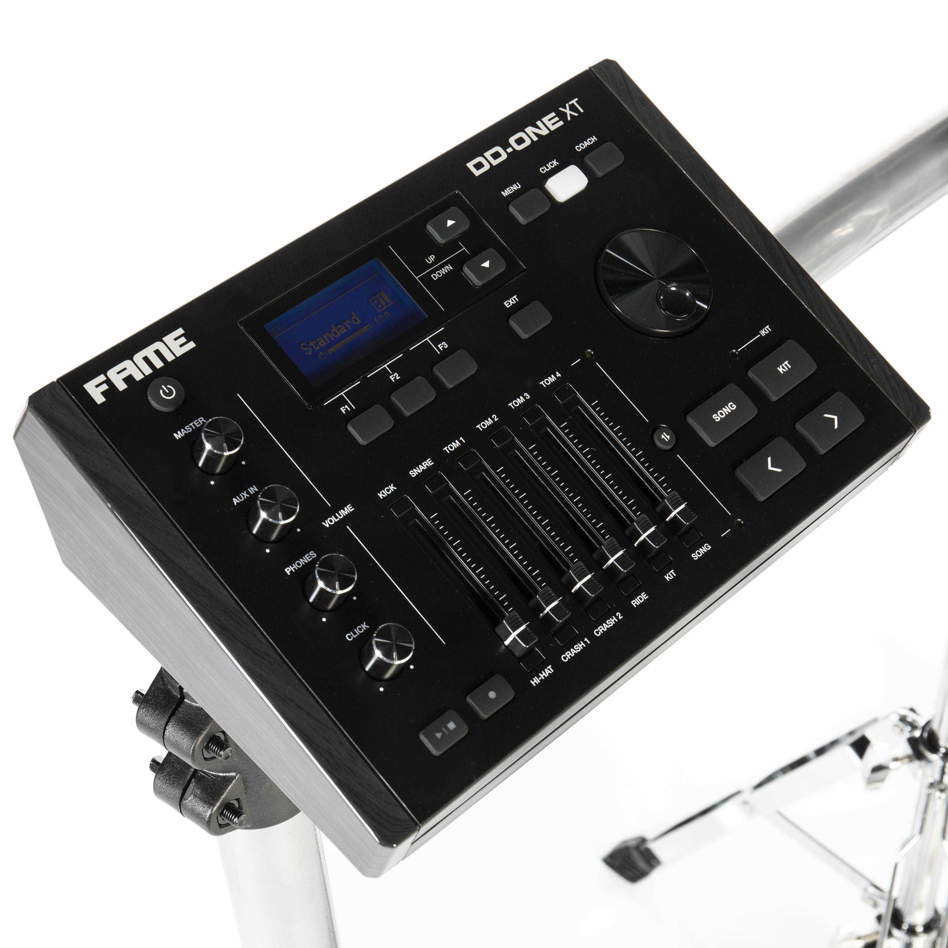 FAME E-Drum, DD-ONE Pro XT E-Drum Set, Elektronisches Schlagzeug-Set mit echter Hi