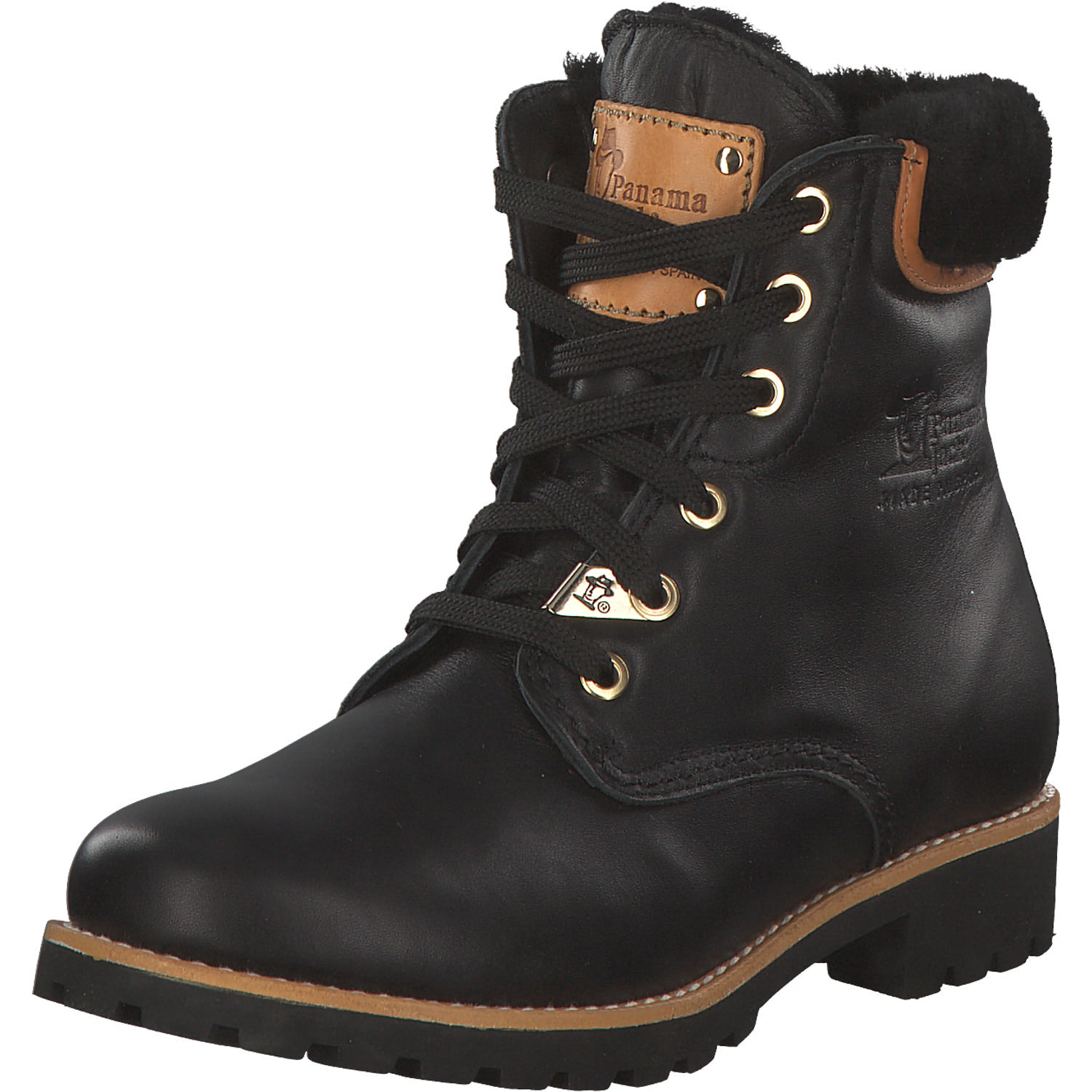 Panama Jack Travelling Panama 03 Igloo B, Winterstiefel, Damen, Schwarz (Negro/Black)
